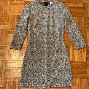 & Other Stories 3/4 sleeve jacquard dress